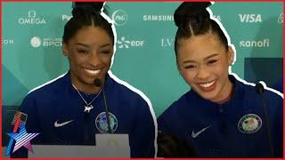 Simone Biles & Suni Lee Were ‘Freaking Out’ During 2024 Olympics All-Around Final