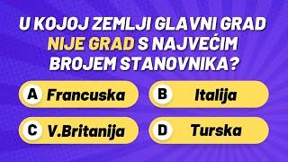 TEST OPŠTEG ZNANJA - Znaš li odgovore na ovih 10 pitanja?