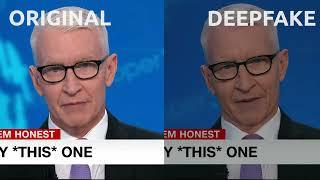 Anderson Cooper, 4K Original/(Deep)Fake Example