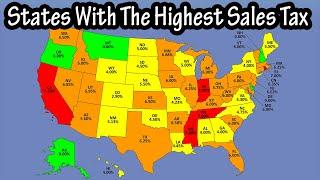 States With The Highest And Lowest And No Sales Tax Rates - States With Lowest Local Sales Tax