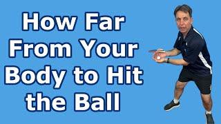 The Hitting Zone: How Far From Your Body to Hit the Ball