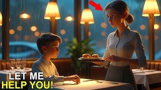 The Waitress Froze When He Whispered Three Words — Then Ran to the Back | Heartwarming Stories