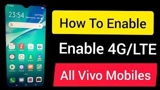 ViVo S1/ S1 Pro / Y15,Y19 Fix 4G/LTE  Problem  How To Fix Network mode Problem in Vivo Mobiles