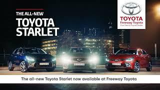 The all-new #ToyotaStarlet at Freeway Toyota