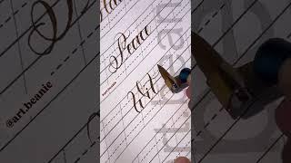 Join us for a pointed pen calligraphy workshop and learn the basics  #calligraphy  #lettering #art