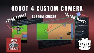 How to Create a Target Mouse Camera and Custom Cursor in Godot 4 - Godot Fundamentals