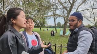 Japanese Young Christian Ladies Met A Muslim! Nazmul & Christian Ladies Speakers Corner Sam Dawah