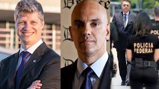 BOLSONARO FALA SOBRE ALEXANDRE DE MORAES TENTAR PRENDER MARCEL VAN HATTEM