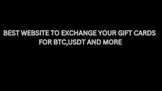 How to sell gift cards for btc