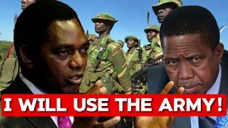 Angry Zambian President SHOCKS the World as he Threatens to Use the Army to Keep Peace!