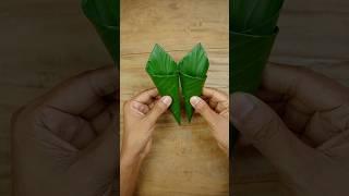 Leaf Craft IdeasBanana Leaves Craft #crafts #reels #reelsviral #viralvideo