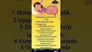 Miyyangizni xarob qiluvchi 7 odat
