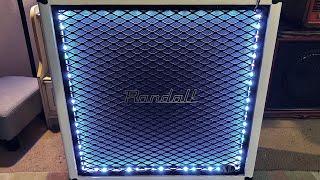 How to install white tolex and LEDs on a Randall XL guitar cabinet