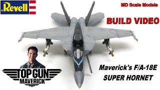 Full Build Video - Maverick's F/A-18E Super Hornet [Top Gun] 1:48 by Revell