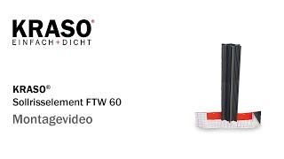 Montagevideo KRASO Sollrisselement FTW 60