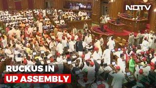 Chaos In Uttar Pradesh Assembly, Protests Over Inflation