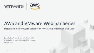 VMware Cloud on AWS Cloud Migration Deep Dive