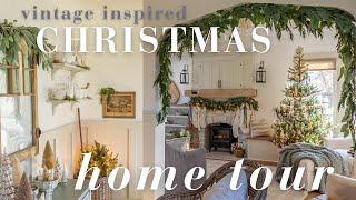 Old Fashioned CHRISTMAS Home Tour 2023 | Cozy Cottage Inspiration | Vintage Inspired Decor