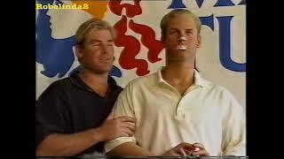 'Fat' Shane Warne pissed off with dickhead journalist 1997