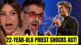 Young Priest of Only 22 Years Old Sings the Best Christian Song Ever on AGT!