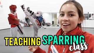 TEACHING OUR KIDS SPARRING CLASS | Samery Moras Taekwondo