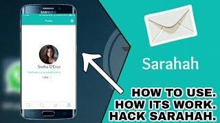 How to use Sarahah app properly | How its work - hack sarahah!