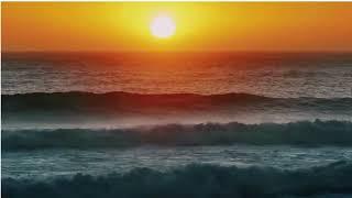 Relaxing Sun set view at ocean waves sound | Zosa relaxing nature sounds | Ocean sounds for sleeping