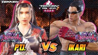 Tekken 8 – PTJ (JUN KAZAMA) vs iKARI (KAZUYA) – T8 High Level Gameplay!