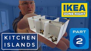 IKEA Kitchen Island DIY: How to Build a Double Row IKEA Kitchen Island