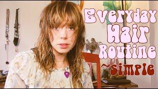 Everyday Hair Routine | Tips for Bangs