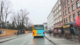 Copenhagen Nørrebro, København  Nordvest, Driving In Denmark  20/01/2024