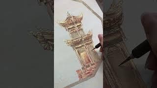 Expressive watercolor freehand brushwork | Eastern Aesthetics