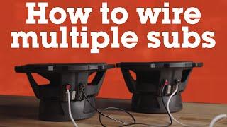 How to wire multiple subs to your amplifier | Crutchfield