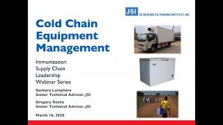 Cold Chain Equipment Management