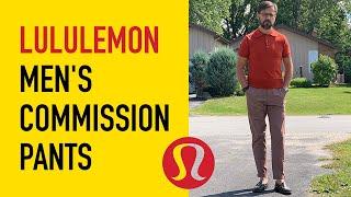 Lululemon Men's Commission Pants Review | a Perfect Modern Chinos #lululemon