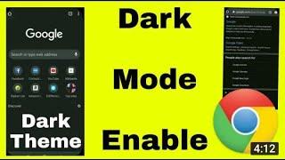 How To Enable Dark Mode On Google Chrome For Android | #ritesart #chrome