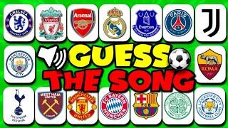 Guess the Football Club by The Anthem! | Football Quiz 2024"⁉️⁉️