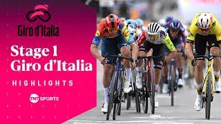 HIGH-SPEED SPRINT FINISH!  | Men's Giro d'Italia Stage 1 Race Highlights | TNT Sports Cycling