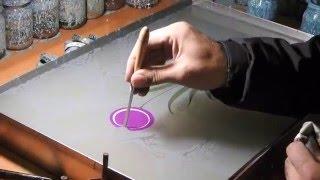 An Ebru Demonstration -Turkish technique of painting