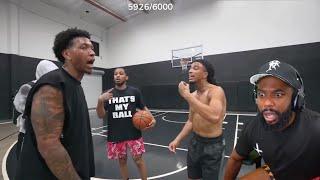 THIS GOT TOXIC! PlaqueBoyMax & Silky VS DDG & Jay Cinco 2v2 Basketball REACTION!