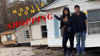 MOBILE HOME SHOPPING  | LOOKING FOR OUR NEXT PROJECT ‍️‍️| SHOULD WE BUY USED OR NEW⁉️