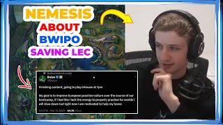 Nemesis About BWIPO SAVING LEC 