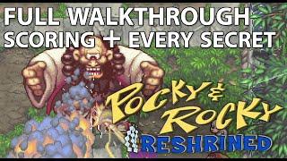 Pocky & Rocky Reshrined guide with commentary - every secret location!