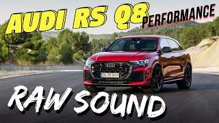 Audi RS Q8 performance 2025 - Raw Engine Sound on Track at ParcMoto Castellolì