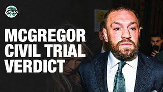 Conor McGregor reacts to civil trial verdict; here’s what happened | The Craic