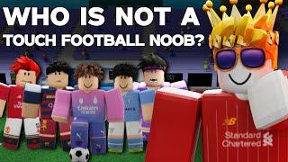 4 Real Noobs VS 1 FAKE NOOB (Touch Football Roblox)