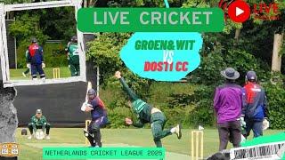 LIVE Netherlands cricket League 2025 || Groen&Wit vs VVV CC