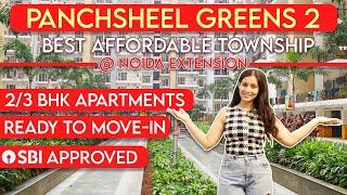 Ready To Move-In 2/3 BHK in Noida Extension| PANCHSHEEL GREENS 2 SEC 16B| Flats For Sale #realestate
