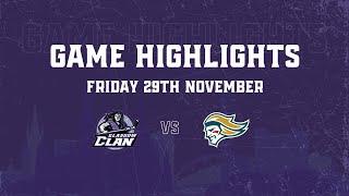 HIGHLIGHTS: 29/11/24 - Glasgow Clan 5 Belfast Giants 2