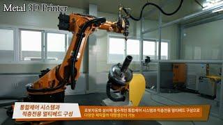 맥스로텍 금속 3D프린터 장비 다보 Dabo MDR-60 Maxrotec Metal 3D Printing Machine(DED) using 6axis Industrial Robot